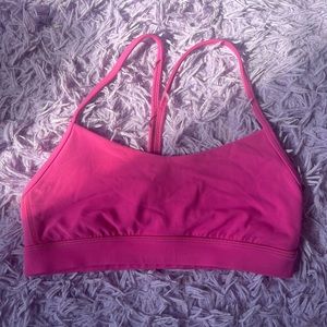 Lululemon Sonic pink Bra- Nulu “Y” bra